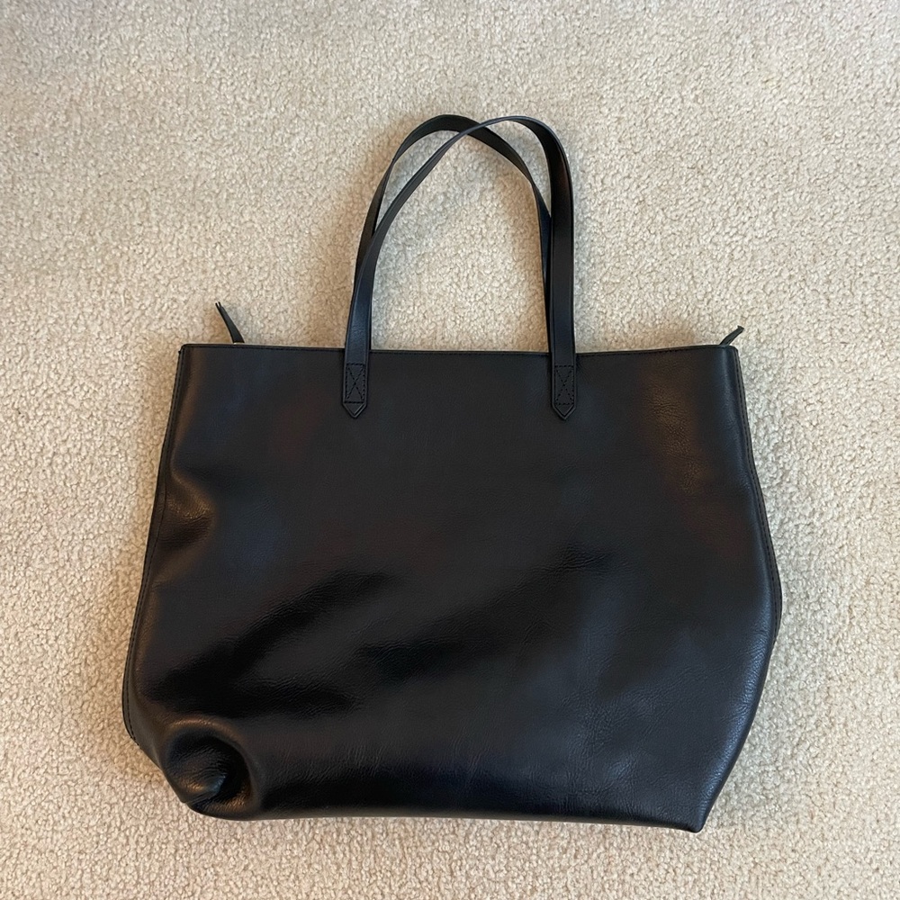 Madewell zip top transport tote